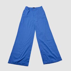 Lucy Paris Wide-Leg Blue Pants, S